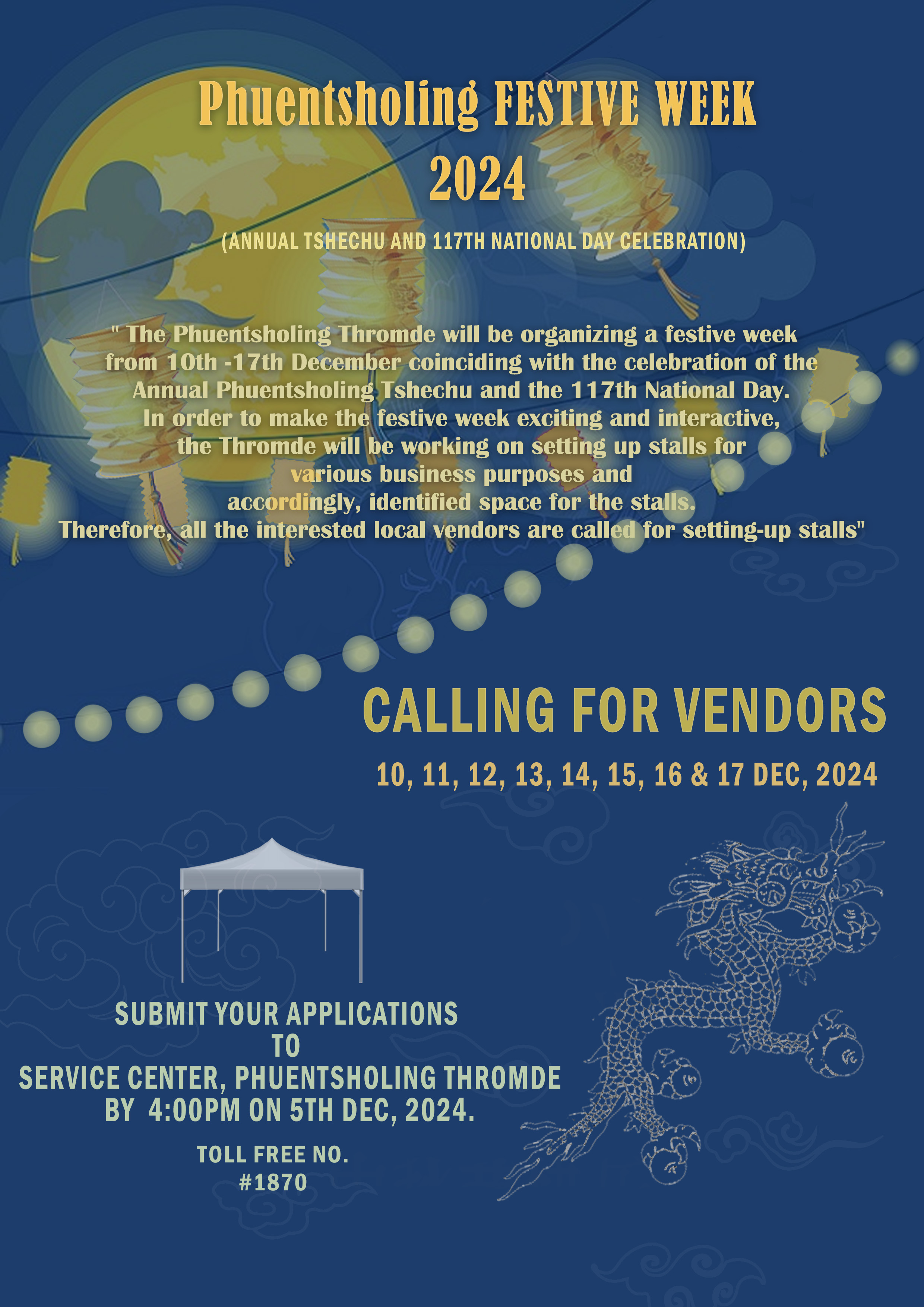 call for vendors