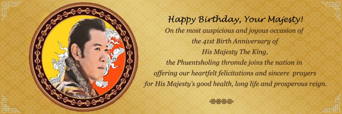 41st Birth Anniversary of His Majesty the 5th Druk Gyalpo